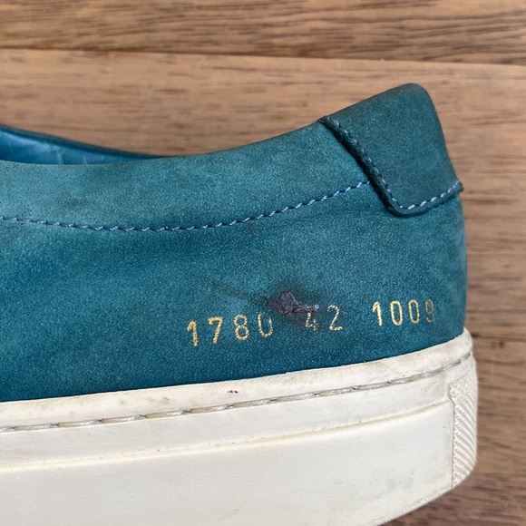 Common Projects Teal Green Sneaker M9 - Picture 7 of 7